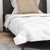 Duvet 2-en-1 avec oreiller 2 pcs Blanc 135 x 200 cm Microfibre 