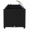Jardinières de jardin 1 pc Noir 120 x 40 x 37.5 cm Plastique 