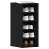 Armoire à chaussures Chêne noir Bois d'ingénierie 32 x 35 x 70 cm 