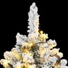 Sapin de Noël artificiel articulé 150 LED et boules 120 cm 