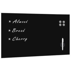 Tableau noir magnétique mural Verre 120x60 cm 