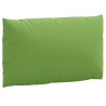 Coussins de palette lot de 3 vert mélangé tissu 