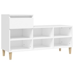 Armoire à chaussures Blanc 102x36x60 cm Bois d'ingénierie 