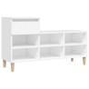 Armoire à chaussures Blanc 102x36x60 cm Bois d'ingénierie 