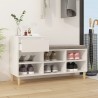 Armoire à chaussures Blanc 102x36x60 cm Bois d'ingénierie 