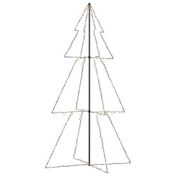 Arbre de Noël cône 300 LED d'intérieur/d'extérieur 120x220 cm 