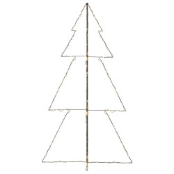 Arbre de Noël cône 300 LED d'intérieur/d'extérieur 120x220 cm 