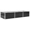 Lit surélevé de jardin Anthracite 240x80x45 cm Acier galvanisé 