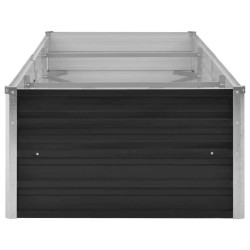 Lit surélevé de jardin Anthracite 240x80x45 cm Acier galvanisé 