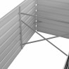 Lit surélevé de jardin Anthracite 240x80x45 cm Acier galvanisé 
