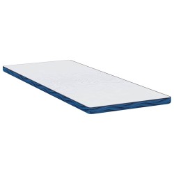 Coussins de Matelas Blanc et Bleu 70 x 200 cm 