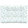 Coussin de palette à motif de feuilles 120x80x12 cm Tissu 
