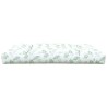 Coussin de palette à motif de feuilles 120x80x12 cm Tissu 