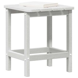 Table d'appoint Adirondack blanche 38x38x45 cm HDPE 