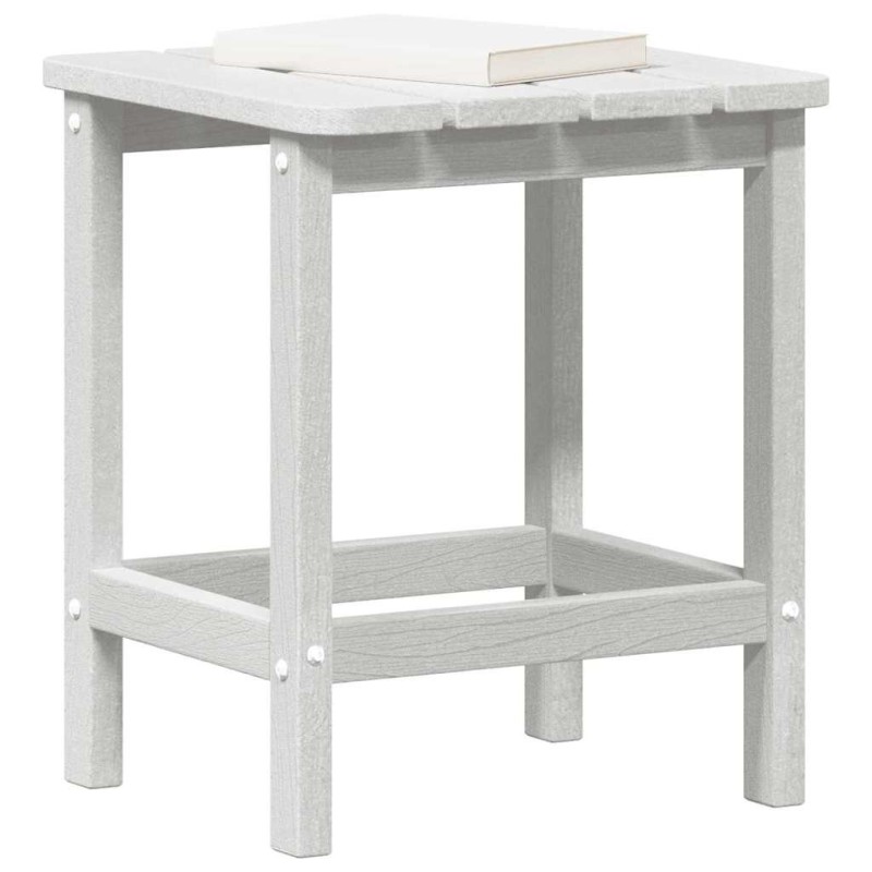 Table d'appoint Adirondack blanche 38x38x45 cm HDPE 
