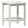 Table d'appoint Adirondack blanche 38x38x45 cm HDPE 