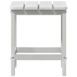 Table d'appoint Adirondack blanche 38x38x45 cm HDPE 