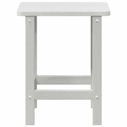 Table d'appoint Adirondack blanche 38x38x45 cm HDPE 