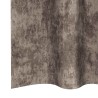 Rideaux en velours 2 pièces avec œillets Cappuccino 260 x 140 cm 