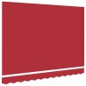 Tissu de Remplacement pour Auvent pour Cadre de 3,5 x 2,5 m Rouge 
