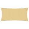 Voile d'ombrage sable 4x2 m 100 % polyester oxford 
