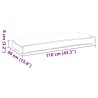 Coussin de palette pour banc Amazonie 110x40x8 cm, en tissu Oxford 