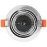 Projecteurs intégrés 24 pcs Ronds GU10 Blanc Ø91 mm 