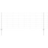 Poteaux de grillage 11 pcs U-Channel 80 cm Acier galvanisé 