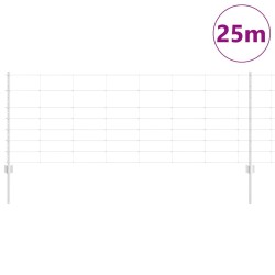 Poteaux de grillage 11 pcs U-Channel 80 cm Acier galvanisé 
