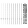 Poteaux de grillage 11 pcs U-Channel 80 cm Acier galvanisé 