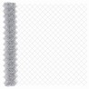 Clôture Argent 10 x 1.6 m Acier galvanisé 