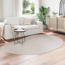 Tapis Couleur sable 160 x 230 cm Polypropylène 