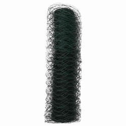 Clôture hexagonale Vert 0.6 x 50 m Acier 