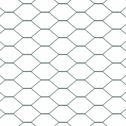 Clôture hexagonale Vert 0.6 x 50 m Acier 