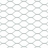 Clôture hexagonale Vert 0.6 x 50 m Acier 