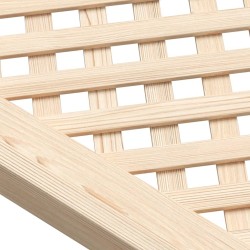 Portes d'armoires en treillis 2 pcs 39,5x39,5 cm pin massif 