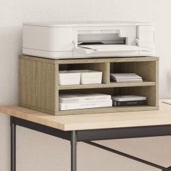 Support d'imprimante chêne sonoma 49x40x22,5 cm bois ingénierie 