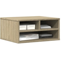 Support d'imprimante chêne sonoma 49x40x22,5 cm bois ingénierie 