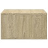 Support d'imprimante chêne sonoma 49x40x22,5 cm bois ingénierie 