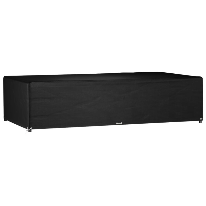 Housse de salon de jardin 12 œillets 315x160x75cm rectangulaire 