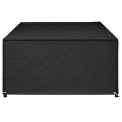 Housse de salon de jardin 12 œillets 315x160x75cm rectangulaire 