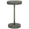 Table de jardin Gris 60,5x106 cm Résine tressée 