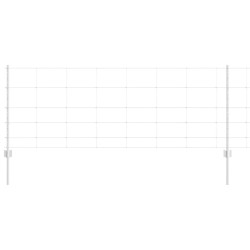Poteaux de clôture 11 pcs U-Channel 80 cm Acier galvanisé 