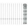 Poteaux de clôture 11 pcs U-Channel 80 cm Acier galvanisé 