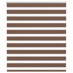 Store zèbre marron 120x150cm largeur du tissu 115,9cm polyester 