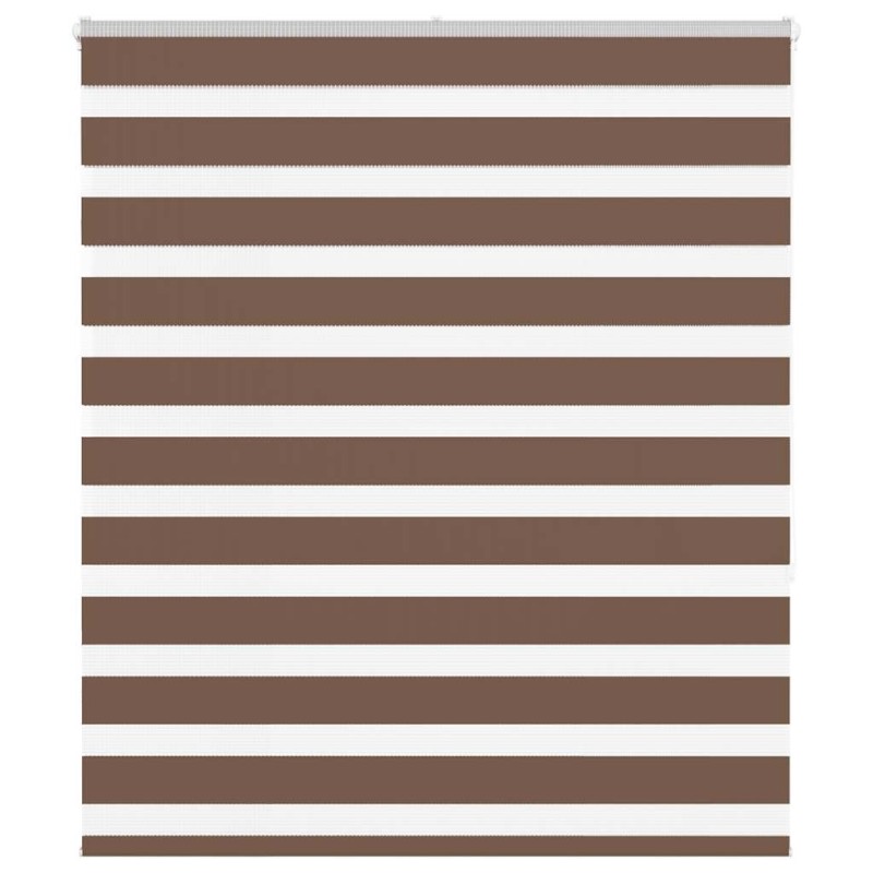 Store zèbre marron 120x150cm largeur du tissu 115,9cm polyester 