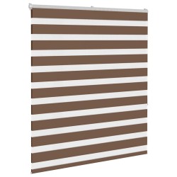 Store zèbre marron 120x150cm largeur du tissu 115,9cm polyester 