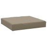 Coussin de palette taupe 60x60x9,5 cm tissu oxford 