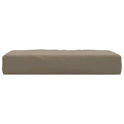 Coussin de palette taupe 60x60x9,5 cm tissu oxford 