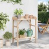 Table de jardin pour rempoter 75x40x90 cm en pin massif 